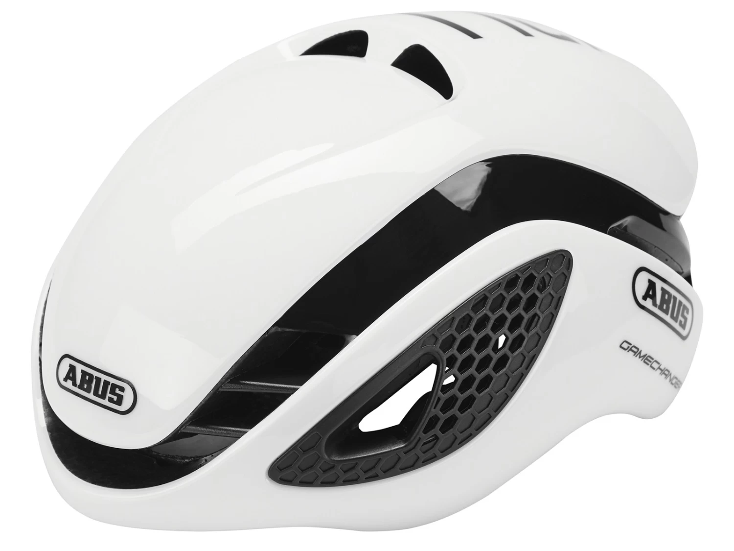 ABUS GameChanger Polar White Casque Aéro 5 ABUS GameChanger Polar White Casque Aéro – Image 3