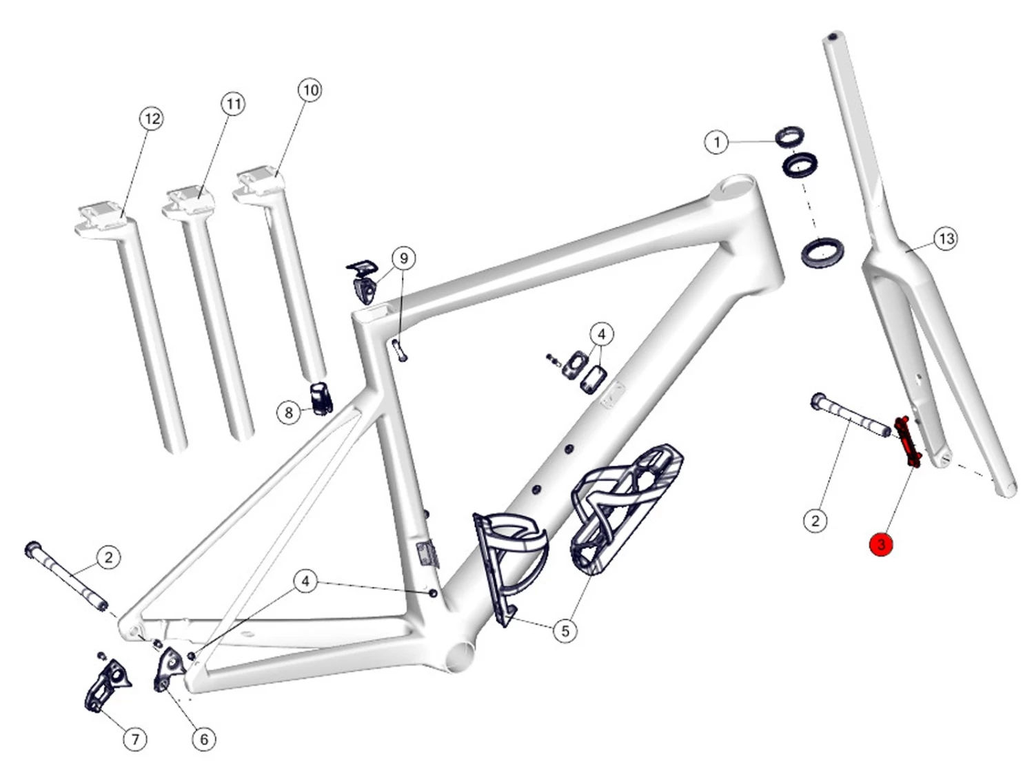 BMC Adaptateur étrier De Frein Teammachine 30000714 MY2021 SLR01 / SLR 4 BMC Adaptateur étrier De Frein Teammachine 30000714 MY2021 SLR01 / SLR – Image 2