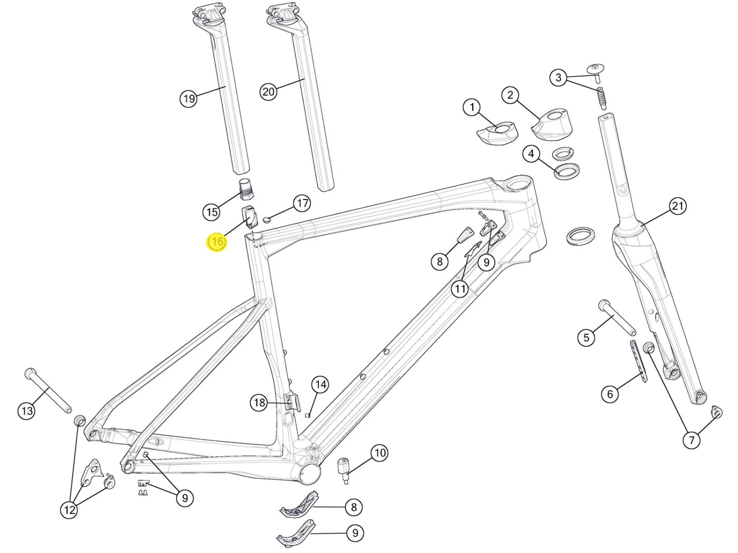 BMC Collier Tige De Selle Roadmachine 01 / 02 Avant 2020 - 300705 5 BMC Collier Tige De Selle Roadmachine 01 / 02 Avant 2020 - 300705 – Image 3