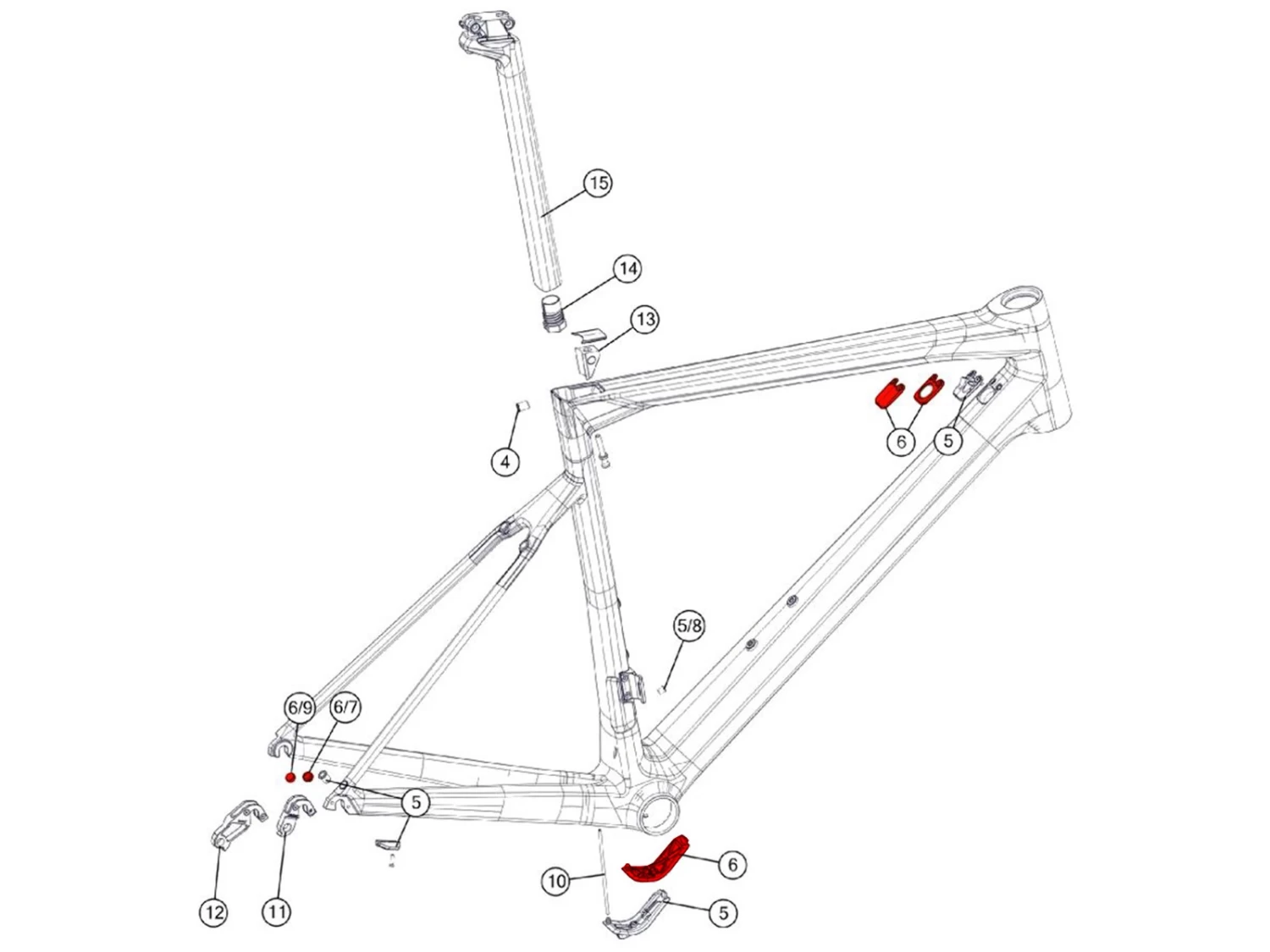 BMC Di2 / ETap Kit (2 Caches DTi) Pour Teammachine SLR01/02 301102 4 BMC Di2 / ETap Kit (2 Caches DTi) Pour Teammachine SLR01/02 301102 – Image 2