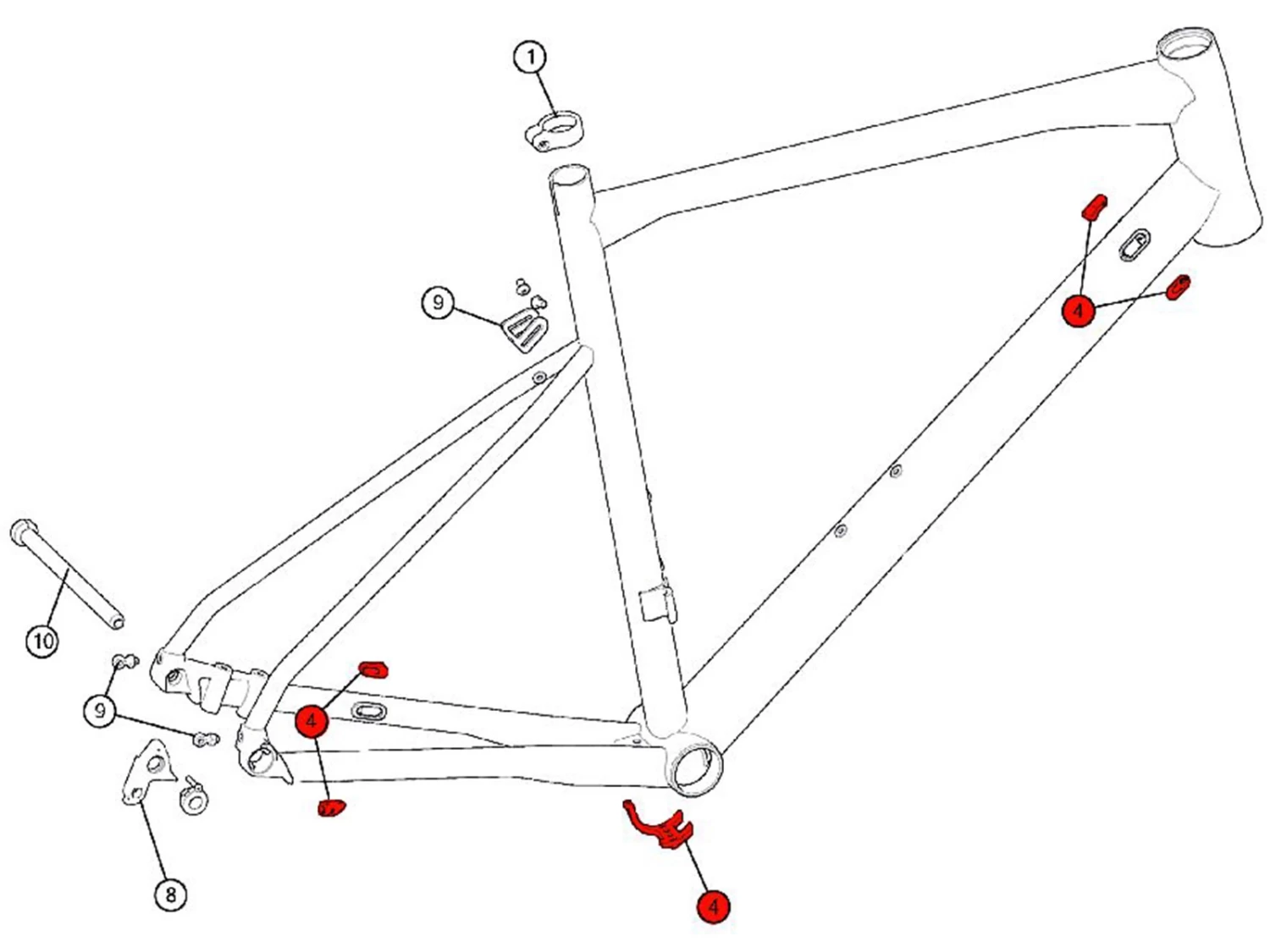 BMC Guide Câble 17 Roadmachine 03 MY2017 / Roadmachine X MY2021 - 300681 4 BMC Guide Câble 17 Roadmachine 03 MY2017 / Roadmachine X MY2021 - 300681 – Image 2