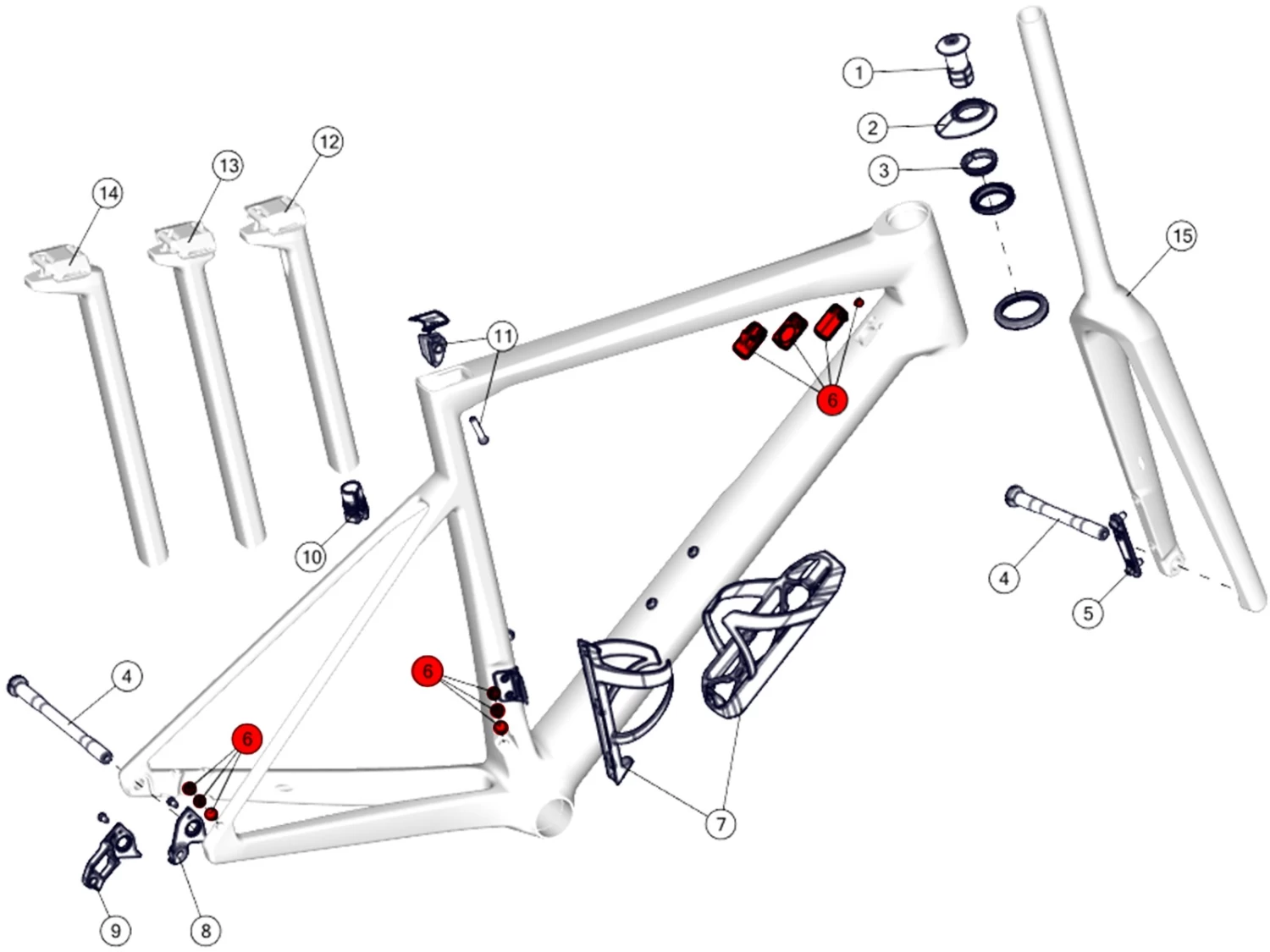 BMC Guide Câble 27 Pour Teammachine SLR MY2021 - 30000713 4 BMC Guide Câble 27 Pour Teammachine SLR MY2021 - 30000713 – Image 2