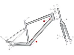 BMC Guide Câble 30 Pour URS AL / Roadmachine X AL MY2022 - 30001758