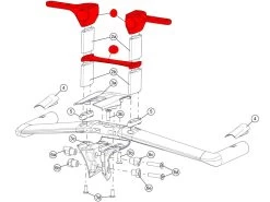 BMC Kit De Réhausse Flat-Cockpit TM01 - 300816