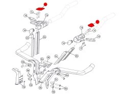 BMC Plaques Des Extensions V-Cockpit TM01 - 300834