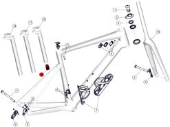 BMC Support Batterie Shimano Di2 Pour Tige Avec Mousse - 212500 -Garmin Magasin bmc support batterie shimano di2 pour tige avec mousse 212500 2