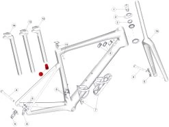 BMC Support Batterie Shimano Di2 Pour Tige Sans Mousse - 219532 -Garmin Magasin bmc support batterie shimano di2 pour tige sans mousse 219532 2