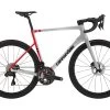 CANNONDALE SuperSix Evo Carbon Ultegra Di2 Mercury Silver / Rally Red 2022 -Garmin Magasin cannondale supersix evo carbon ultegra di2 mercury silver rally red 2022