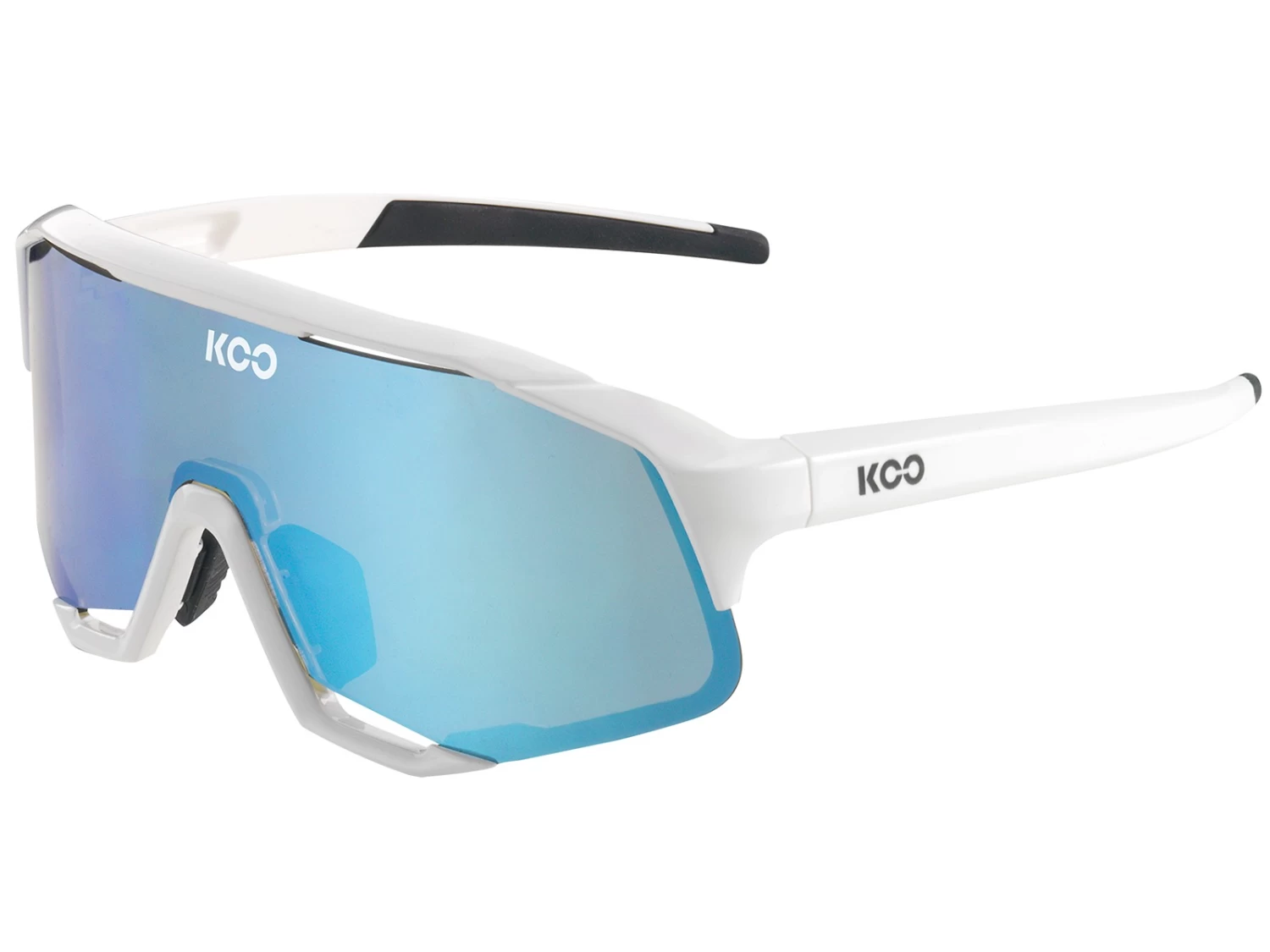 KOO KCO Demos Lunettes De Soleil White / Turquoise Mirror 3 KOO KCO Demos Lunettes De Soleil White / Turquoise Mirror